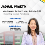 Jadwal Klinik Gigi Periodonsia