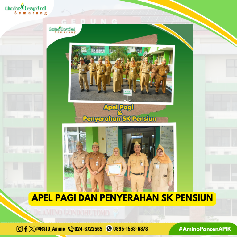 Apel Pagi dan Penyerahan SK Pensiun